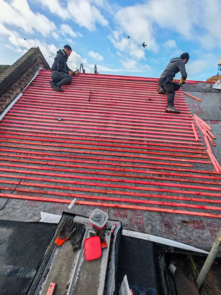 24/7 emergency pitched roofing contractor in London, with expert roofers providing urgent roof repairs, replacements, and maintenance for residential and commercial properties.