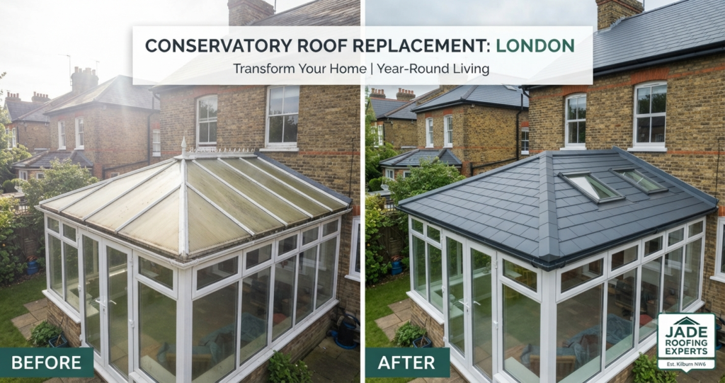 How Much Does It Cost to Replace a Conservatory Roof in London by Jade Roofing Experts